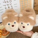 Women's Shoes Cartoon dog cotton slippers